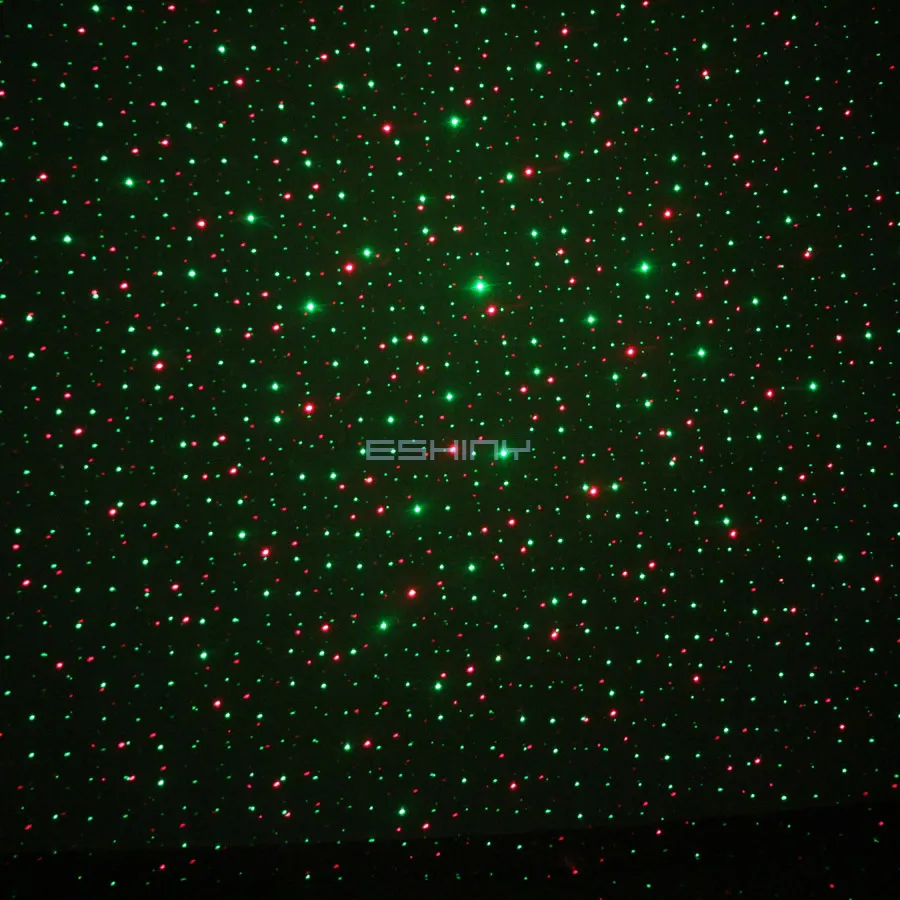 YB Rechargeable Battery Mini R&G Laser DJ Light Disco Full Stars Projector Firefly Dance Bar Party Xmas Stage Effect Lamp