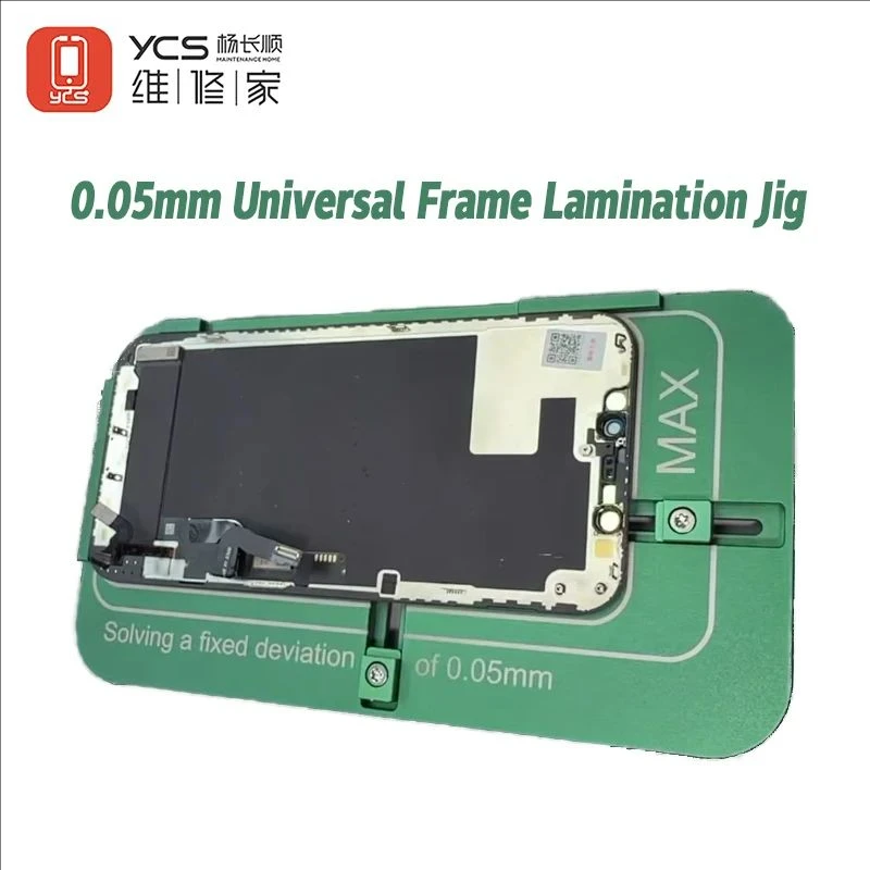 YCS M.Y Universal Frame Mount Lamination Jig For iP12-17 Series 0.5mm Misaligned Cover Plate Alignment