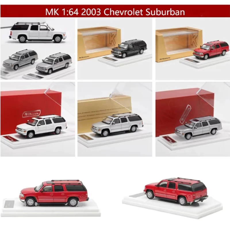 MK Diecast Alloy 1/64 2003 Chevrolet's Suburban SUV Car Model Classics Adult Souvenir Gift Hobby & Toys