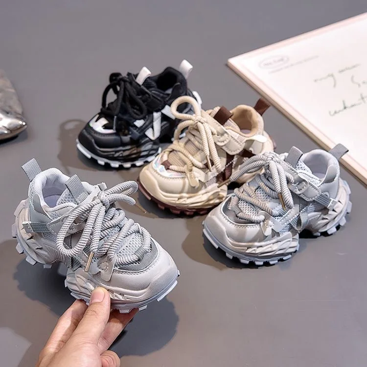 2026 Children Sneakers for Girls Boys Autumn New Fashion Korean Style Soft Comfortable Casual Anti-slippery Sports Shoes