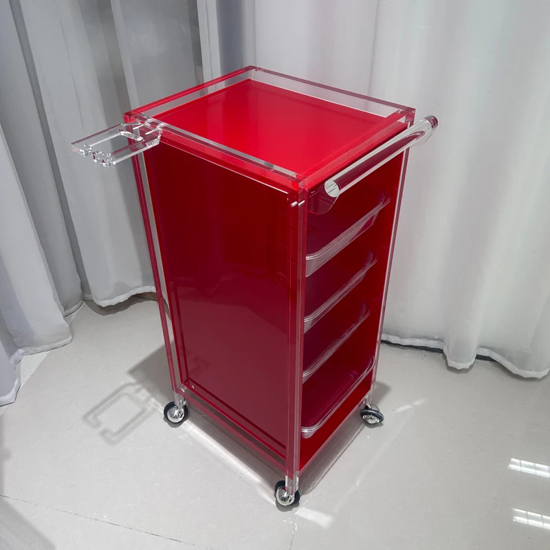 

Barber Shop Tool Cabinet Barber Shop Tool Truck Cabinet Cut Hair Cart Acrylic Hair Salon Work Cabinet Locker Counter