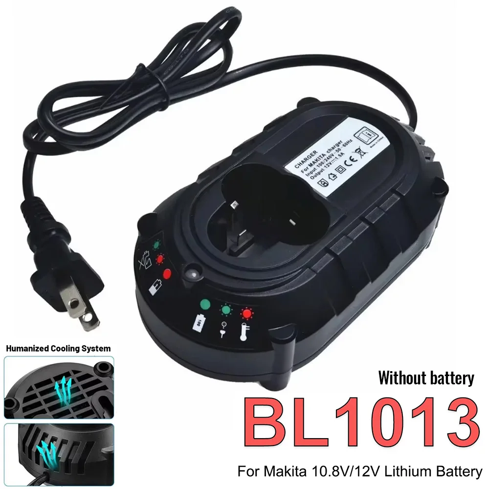 

Charger for Makita BL1013 BL1014 10.8V-12V Li-ion Batteries DC10WA Electrical Drill Screwdriver Tools Power Supply Charger