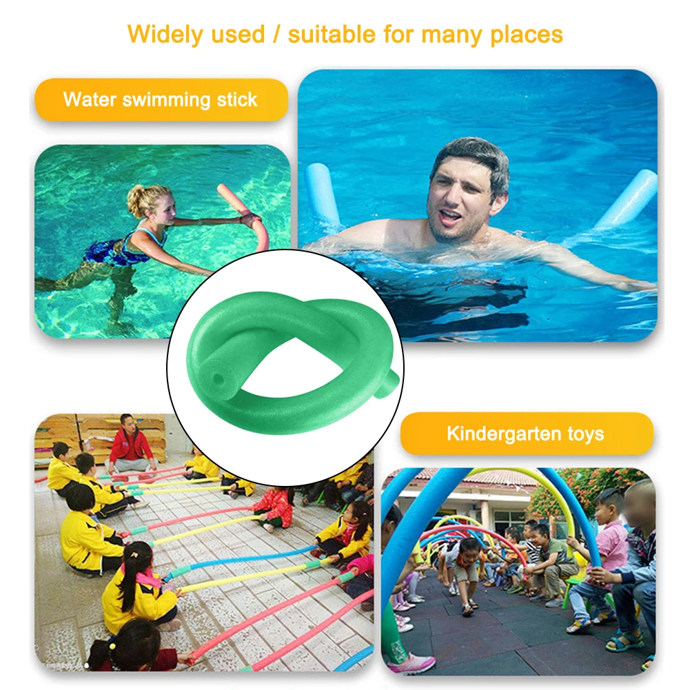 Schwimmbadnudeln, solide/hohl, flexibel, schwimmend, EPE-Schaumstoffstab, 6,5 x 150 cm, leichte Auftriebsstange, Schwimmbadzubehör