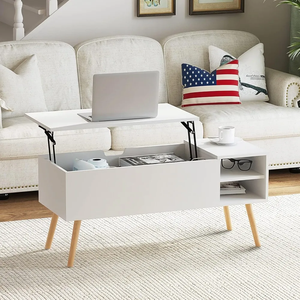 

Office Living Room Furniture Small Coffee Tables for Living Room Mid Century Modern Farmhouse Coffee Table White Freight Free