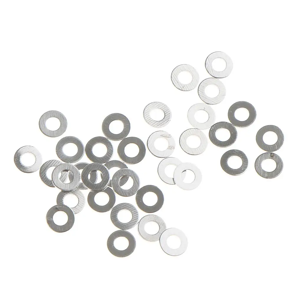 Stainless Steel Metric Flat Washers 1000 Pieces Durable Spacer for Glasses Frames Eyeglasses Repair Supplies