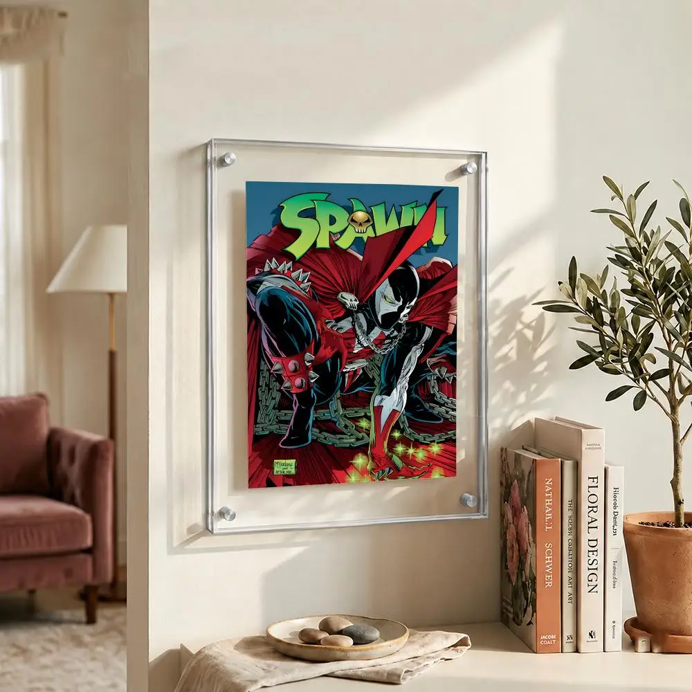 Comic Character Spawn Poster High Definition Stickers, Wall Decals for Bedroom Living Room, Home Art Decor