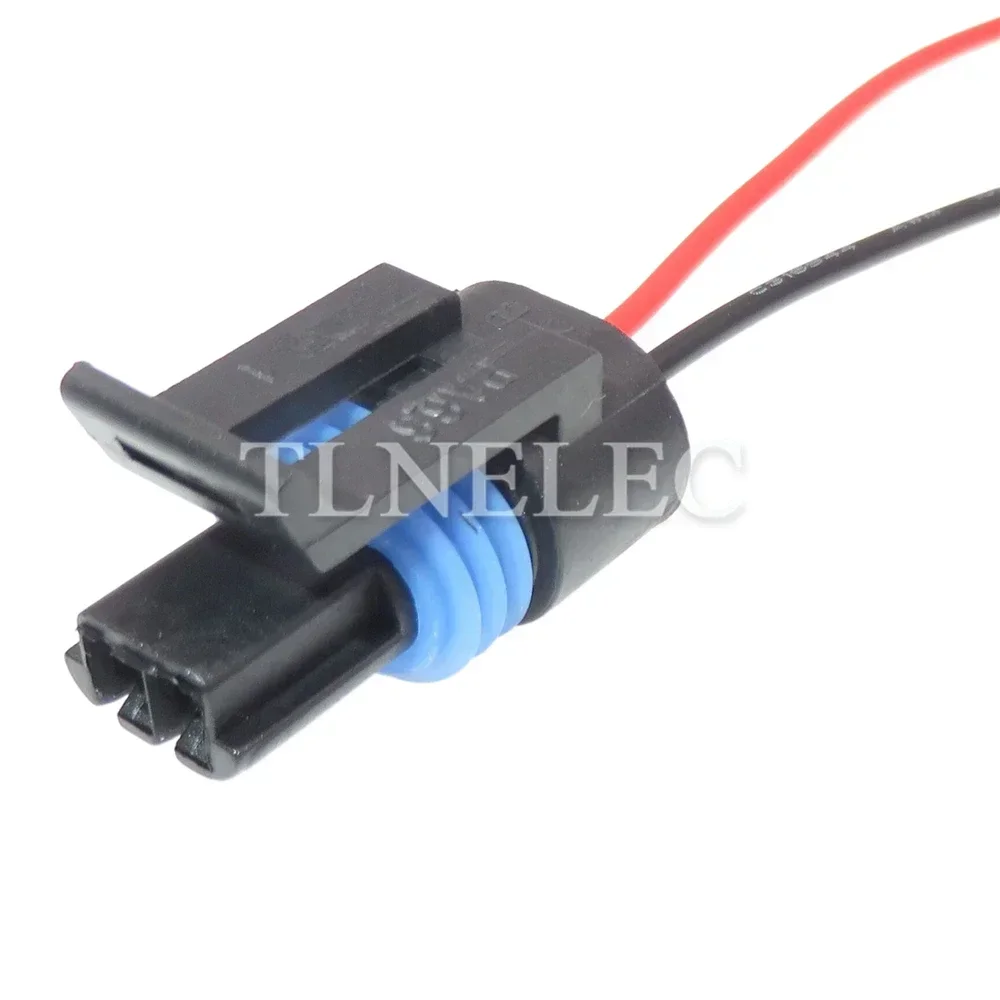 2 Pin Way Auto Wire Cable Connector With Wires Auto Electric Injection Water Temperature Sensor Sealed Sockets 12162195 12162193