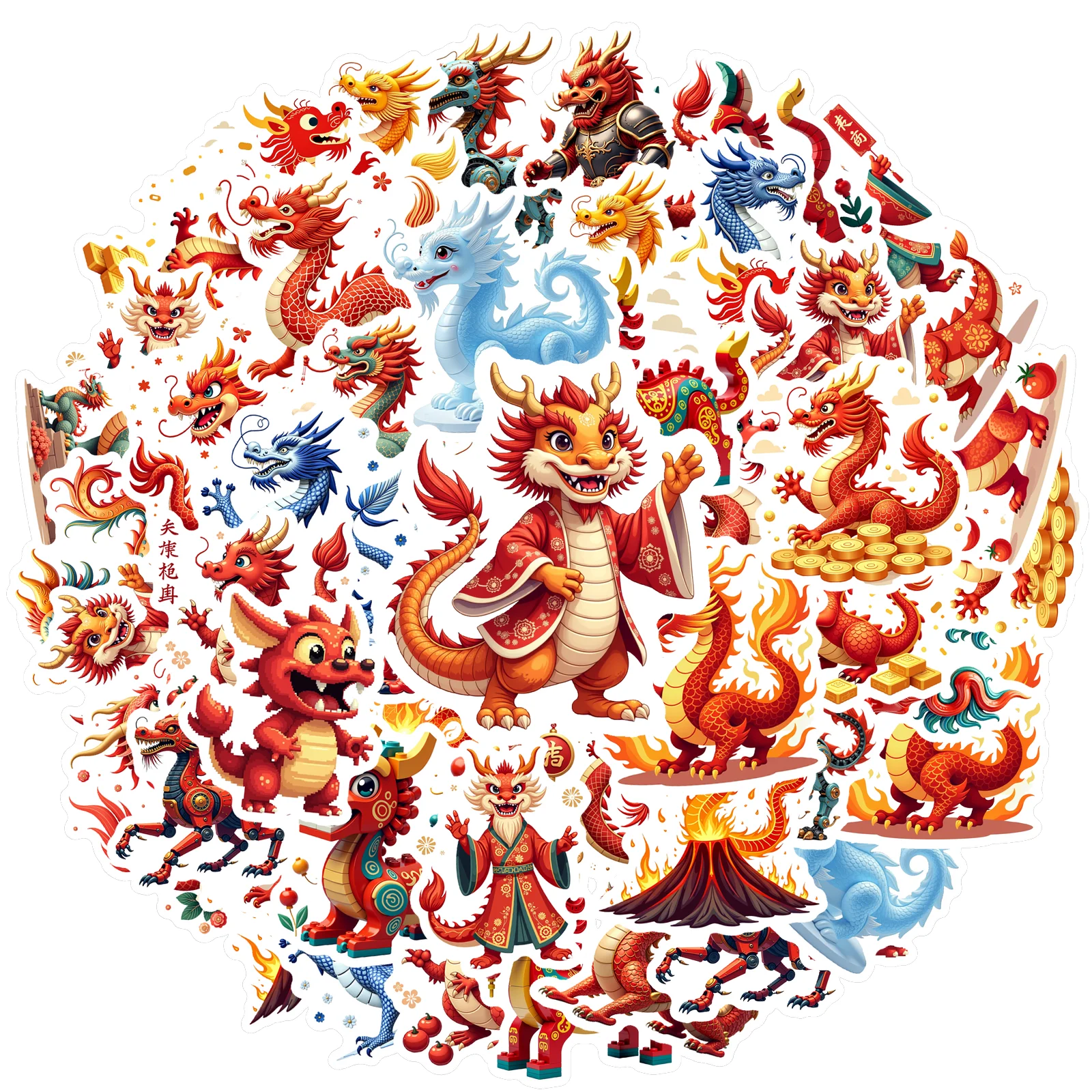 35pcs-150pcs Colorful Stickers Cartoon DIY Stickers Stickers For Notebook Luggage Mobile Phone Cup Laptop Laptop