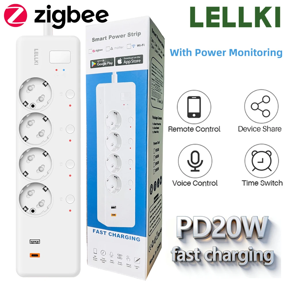 lellki-zigbee-smart-power-strip-tuya-smart-life-alexa-google-home-voice-remote-control-eu-electricity-metering-electrical-socket