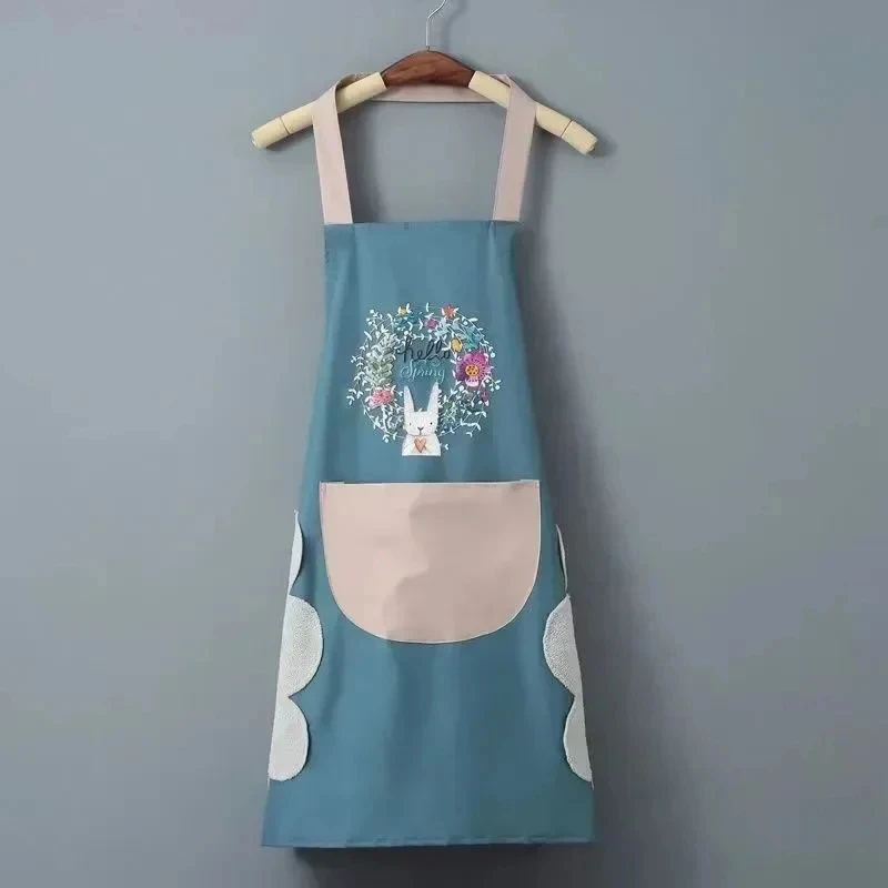 1 PC Hand-wiping Kitchen Household Cooking Apron Oil-proof Waterproof Men Women Adult Waist Fashion Coffee Overalls Wipe Hand