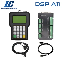 RichAuto CNC 기계 모션 컨트롤러, 영어 패널 핸드헬드, DSP A11 컨트롤러, 3 축