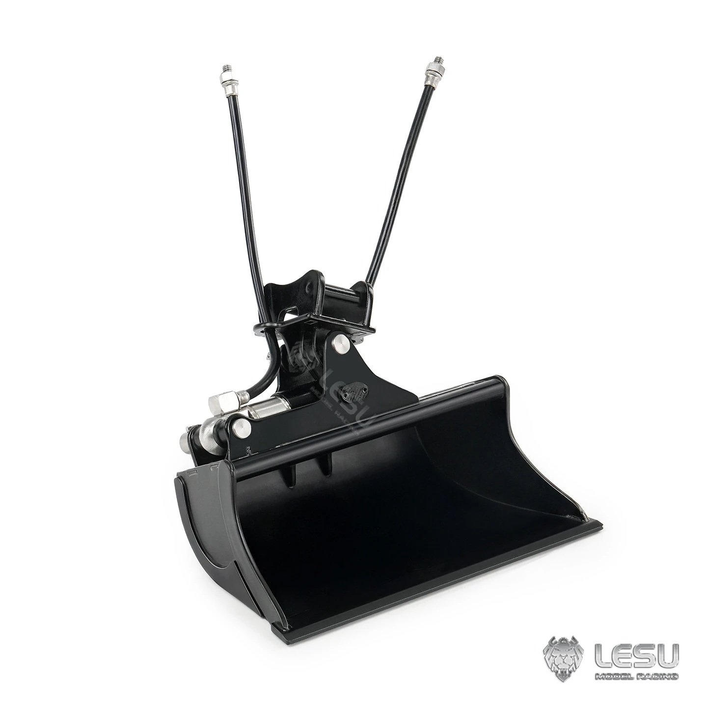 LESU Teilmetall-Kippschaufel für Spielzeug 1/14 RC Hydraulikbagger Aoue PC30 Funkgesteuertes Mini-Baggermodell Baufahrzeug – Detail 5