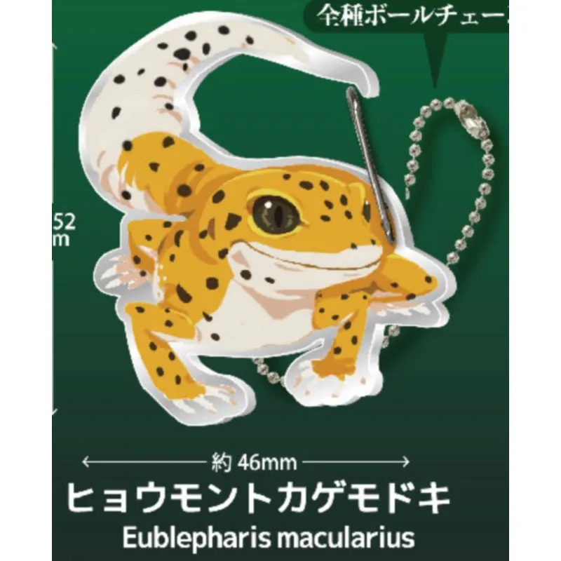Chaveiro Mosquetão com Designs de Répteis Fofos e Únicos: Lagarto, Gecko, Dragão Barbudo, Dragão de Komodo, para Mochilas e Bolsas