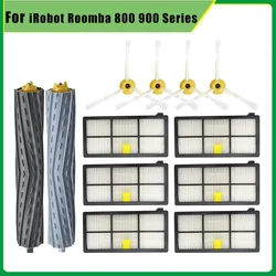 Per iRobot Roomba Series 800 860 865 866 870 871 880 885 886 890 900 960 966 Kit di parti spazzola laterale principale sacchetto della polvere del filtro Hepa