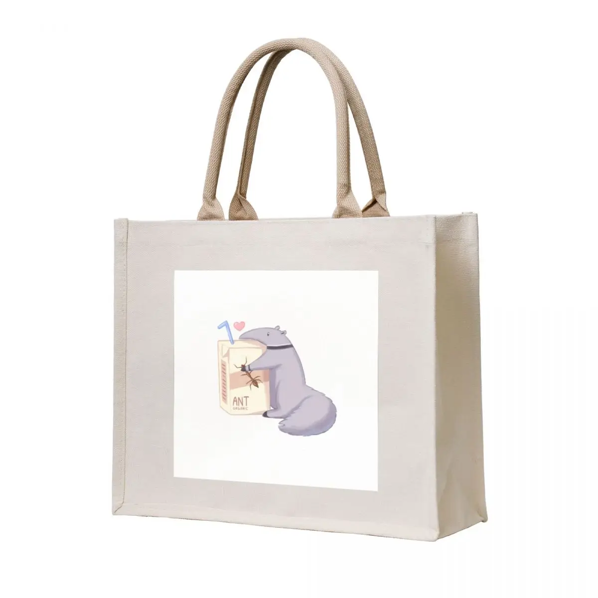 

Juice Box Anteater Tote Bag bags luxury women Canvas Gift bags cute pouch bag