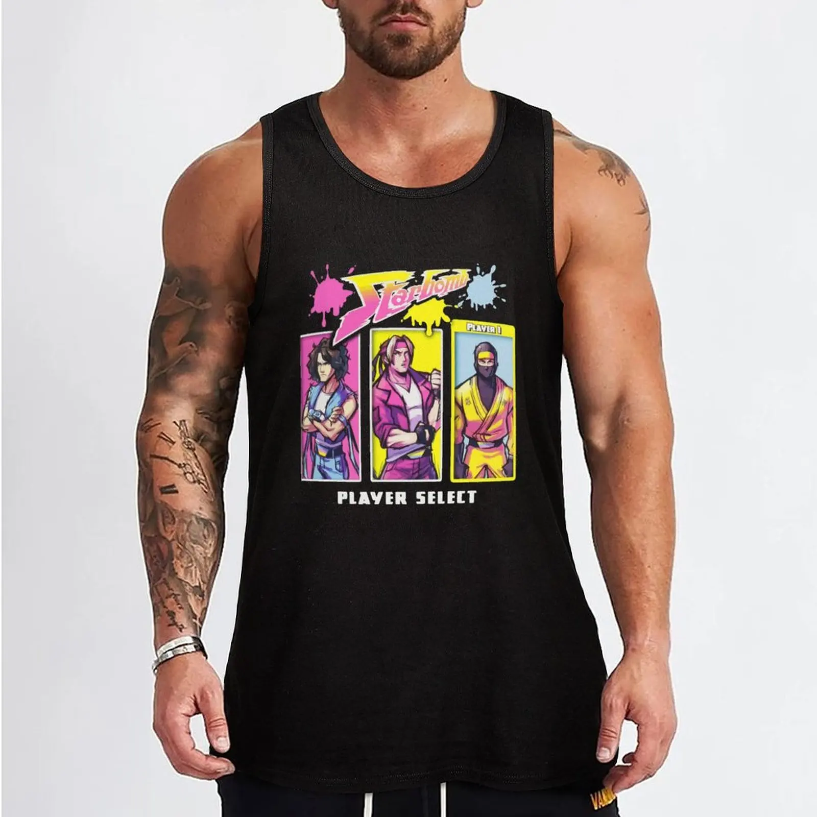 Starbomb Player Select Men_s Classic Tank Top gym clothes for man best selling products gym shirt men