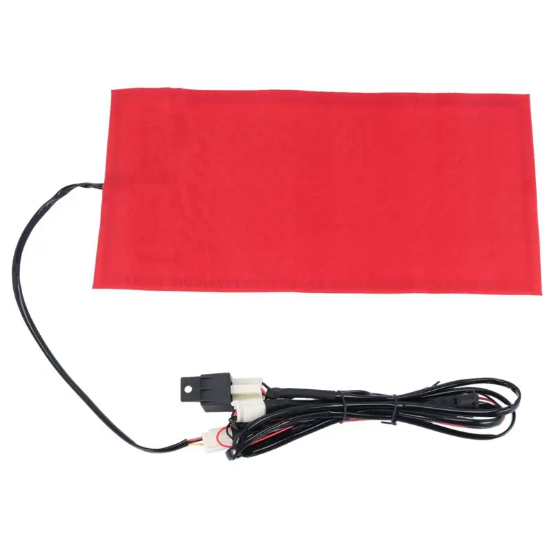 A11M-4X 25W 12V Universal Motorcycle ATV Seat Heated Cushion Waterproof Pad Heating Pad Mat Winter Warmer