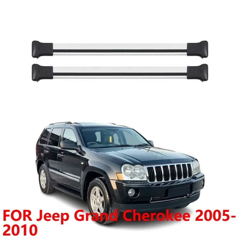 Roof Rack Cross Bars for Jeep Grand Cherokee 2005-2010 Gray Luggage Carrier 2Pcs
