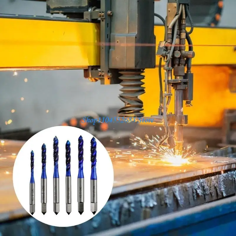 Y6GD 6PCS SPIRALES TAP COMPRENDRE DROCK REPORT