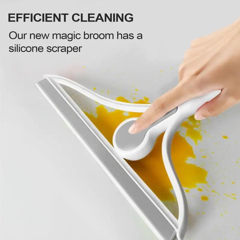 

Резиновая метла для шерсти домашних животных, метла для чистки пола, легкий антипригарный многофункциональный силиконовый инструмент для чистки стеклянных домов, кухонь