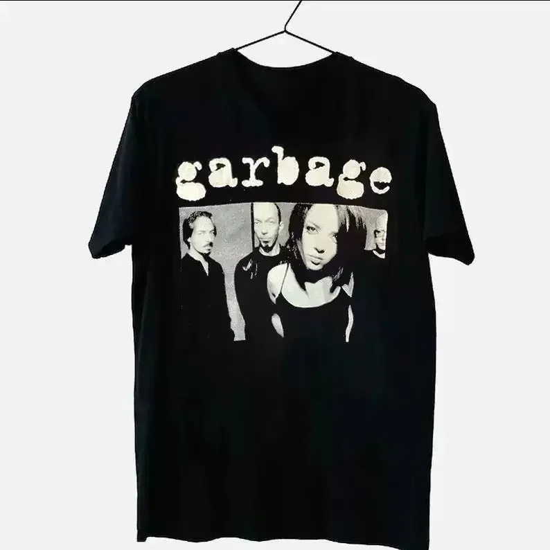 Garbage Band Concert Tour Chemise en coton unisexe T-shirt unisexe T-shirt de groupe