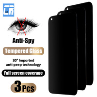 1-3Pcs Privacy Anti-spy Tempered Glass for Realme GT Neo 2 2T 3 3T 5 SE C55 C30 C31 C33 C35 Q3S Q5 GT3 GT2 Pro Screen Protector
