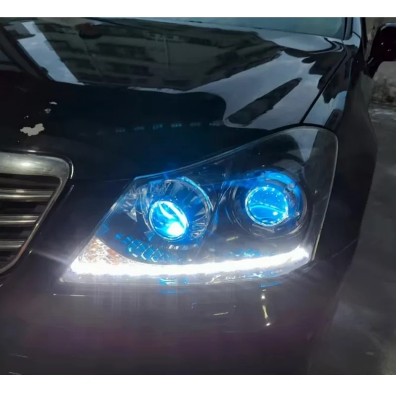 

Car LED headlight for Toyota Crown 13th Modified Devil Eye Daytime Running Lamp Turn signal