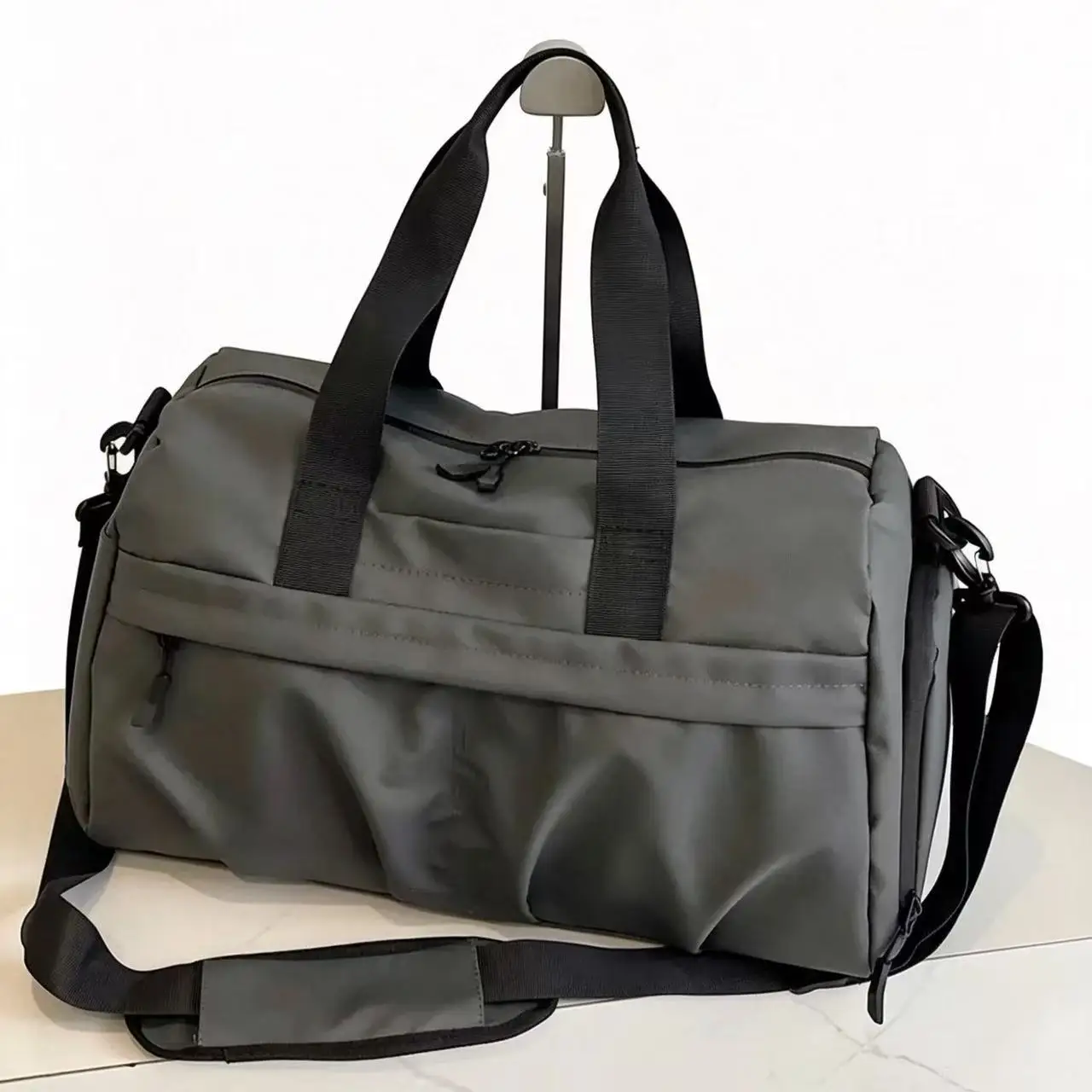 New Casual Oxford Cloth Wet and Dry Separation Swimming Storage Bag, Gym Bag, Portable Short-Distance Travel Bag, Large-Capacity Sports Training Bag for Women