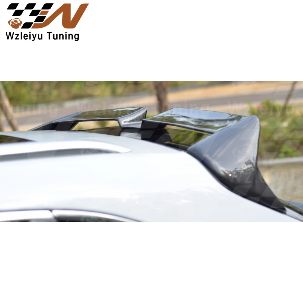 New Style Carbon Fiber Roof Spoiler Wing Fit For Porsche Macan S GTS 15-21 High Quality Fitment