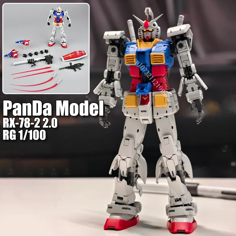 

В наличии: Сборная модель PanDa RX-78-2 2.0 RG 1/100, игрушка-фигурка с подсветкой, увеличенная версия, пластиковый робот, подарки