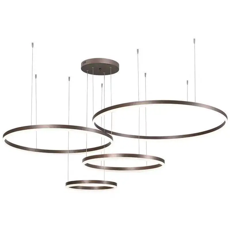 

Modern Minimalist Atmosphere, Light Luxury Hall Chandelier, Creative Personality, Round Bedroom Dining Room Lamp