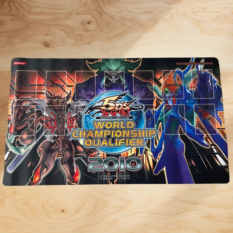 

600x350mm Yu-Gi-Oh! Infernity Necromancer Trading Card Playmat 1.5mmNoSeamEdge Infernity Destroyer Rubber Board Game Card Mat
