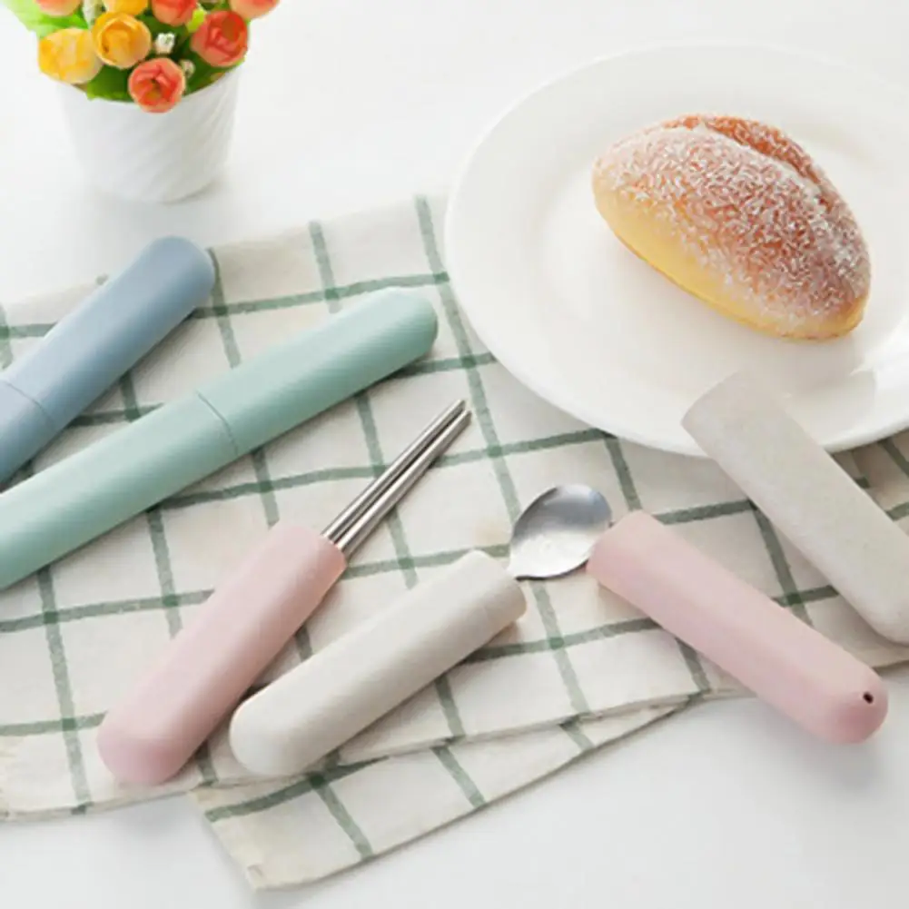 1pc Chopsticks Fork Spoons Storage Case Toothbrush Box Portable Travel Toothbrush Case Health Care Tooth Brushes Protector