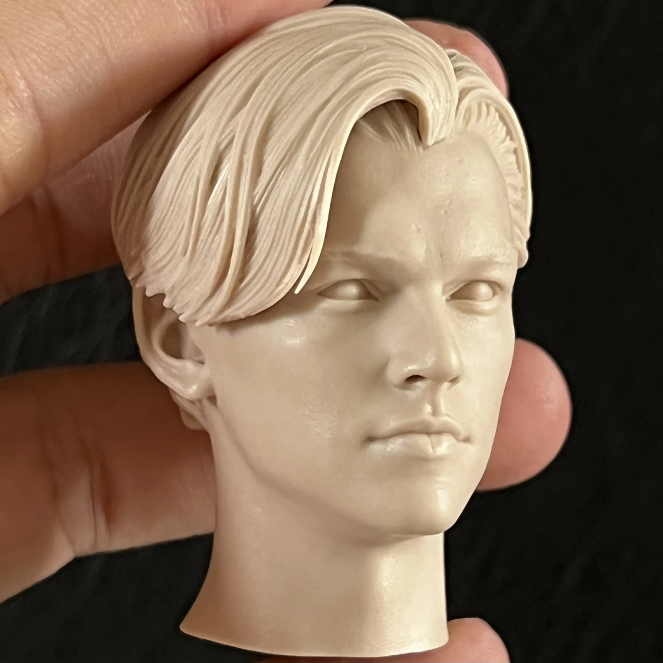 1:6 Cast Resin Figure Puzzle Kit Figure Head Leonardo Unpainted Sculpted Model (50mm)