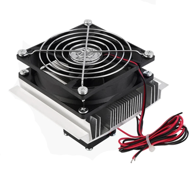 Thermoelectric Peltier Cooler Refrigeration DC 12V Semiconductor Air Conditioner Cooling System DIY Kit