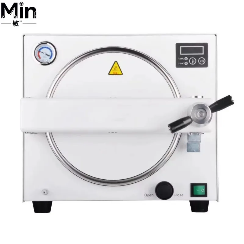 18L Commercial Stainless Steel Automatic Steam Autoclave Sterilizer With English Interface One Year Warranty