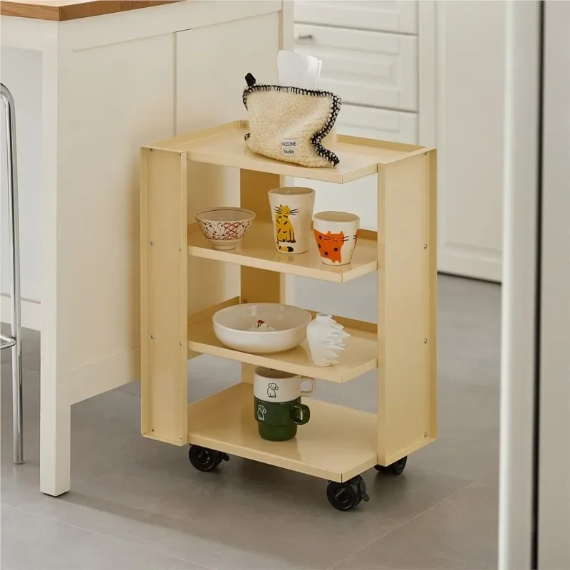 

#For Mobile Trolley Shelf Iron Sofa Side Modern Minimalist Bedside Small Coffee Light Luxury Ins Coffee Table&