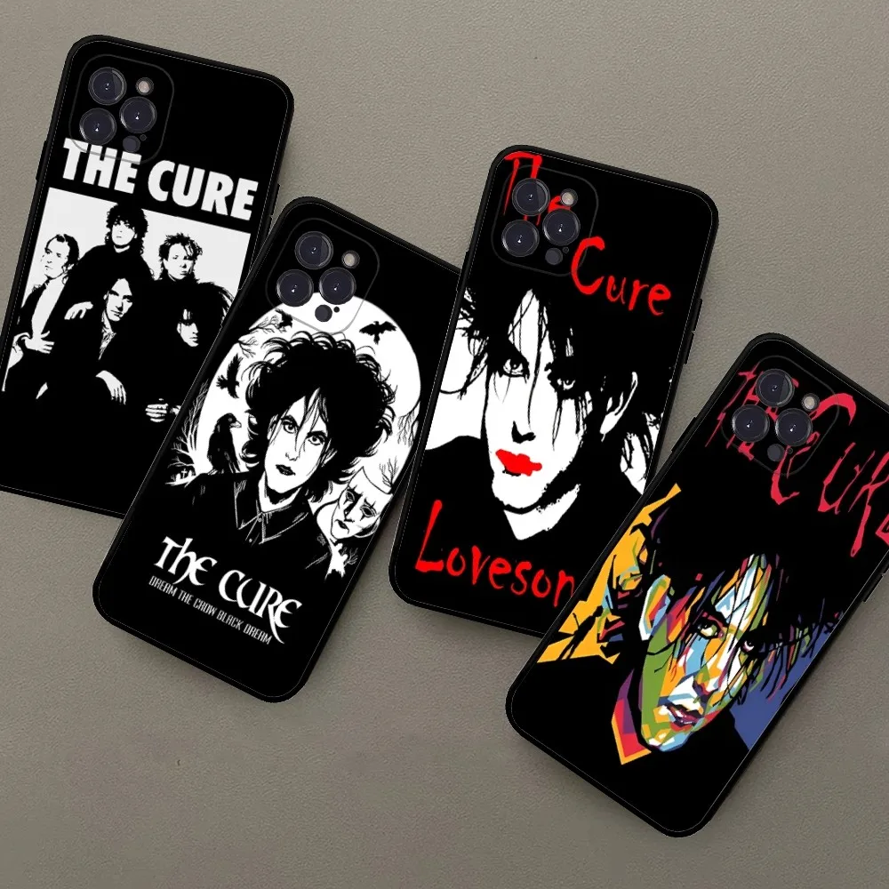 The C-Cure Robert Smith Phone Case For IPhone 16 15 14 11 12 13 Mini Pro XS Max Cover 6 7 8 Plus X Funda Shell