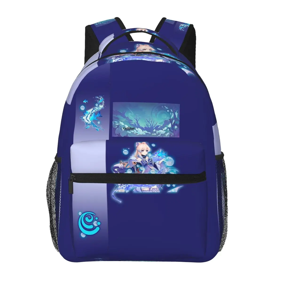 

Genshin Impact Sangonomiya Kokomi Backpacks Boys Girls Bookbag Children School Bags Kids Rucksack Shoulder Bag Large Capacity