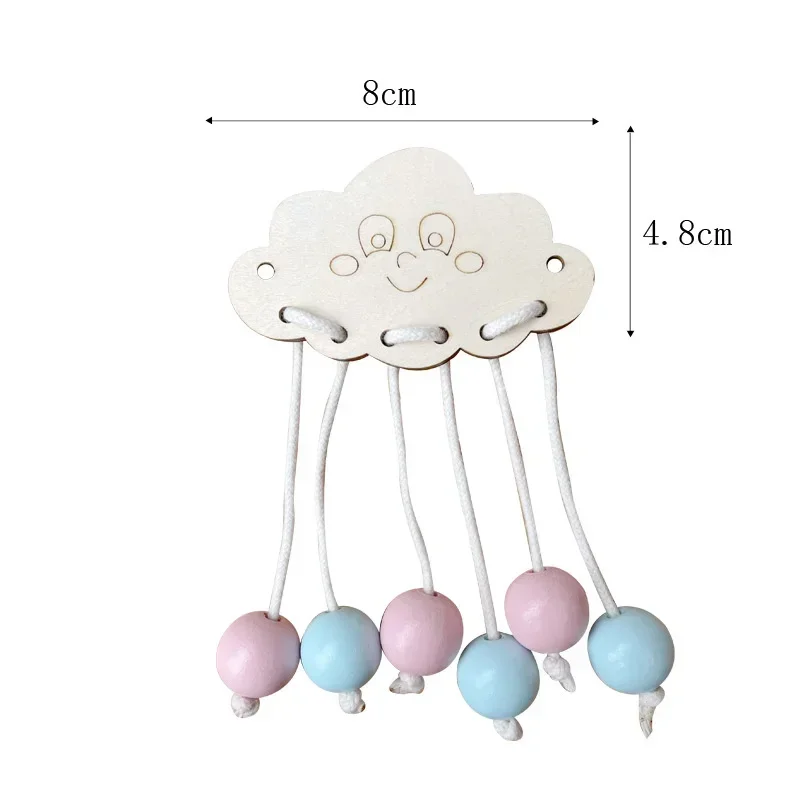 DIY 바쁜 보드 몬테소리 교육 장난감 동물 슬라이드 지퍼 숫자 문자 구름 나무 칩 그래픽 페어링 나무 부품 선물