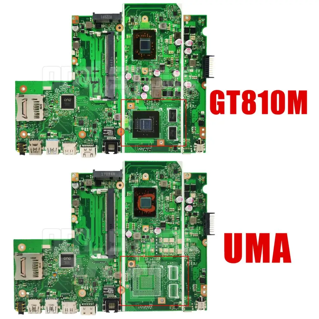 X541N Notebook Mainboard For ASUS X541NA X541NC A541N R541N F541N A541NC Laptop Motherboard N3350 N4200 CPU UMA DDR3 Test OK