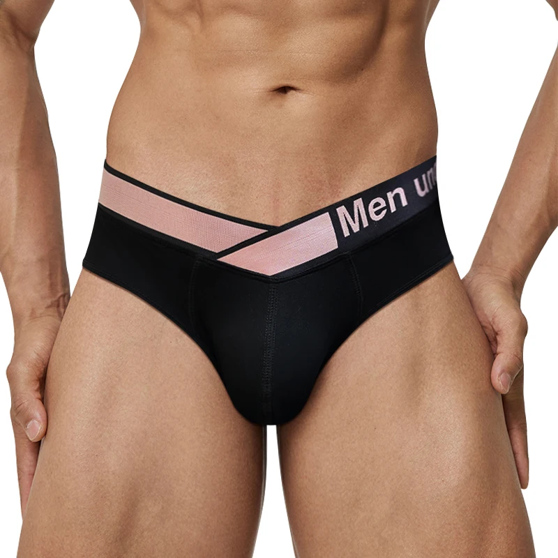 Sexy Male Modal Underwear Men Briefs U Convex Gay Men's Panties Breathable Soft Low Waist Mens Brief Cueca Ropa Interior Hombre