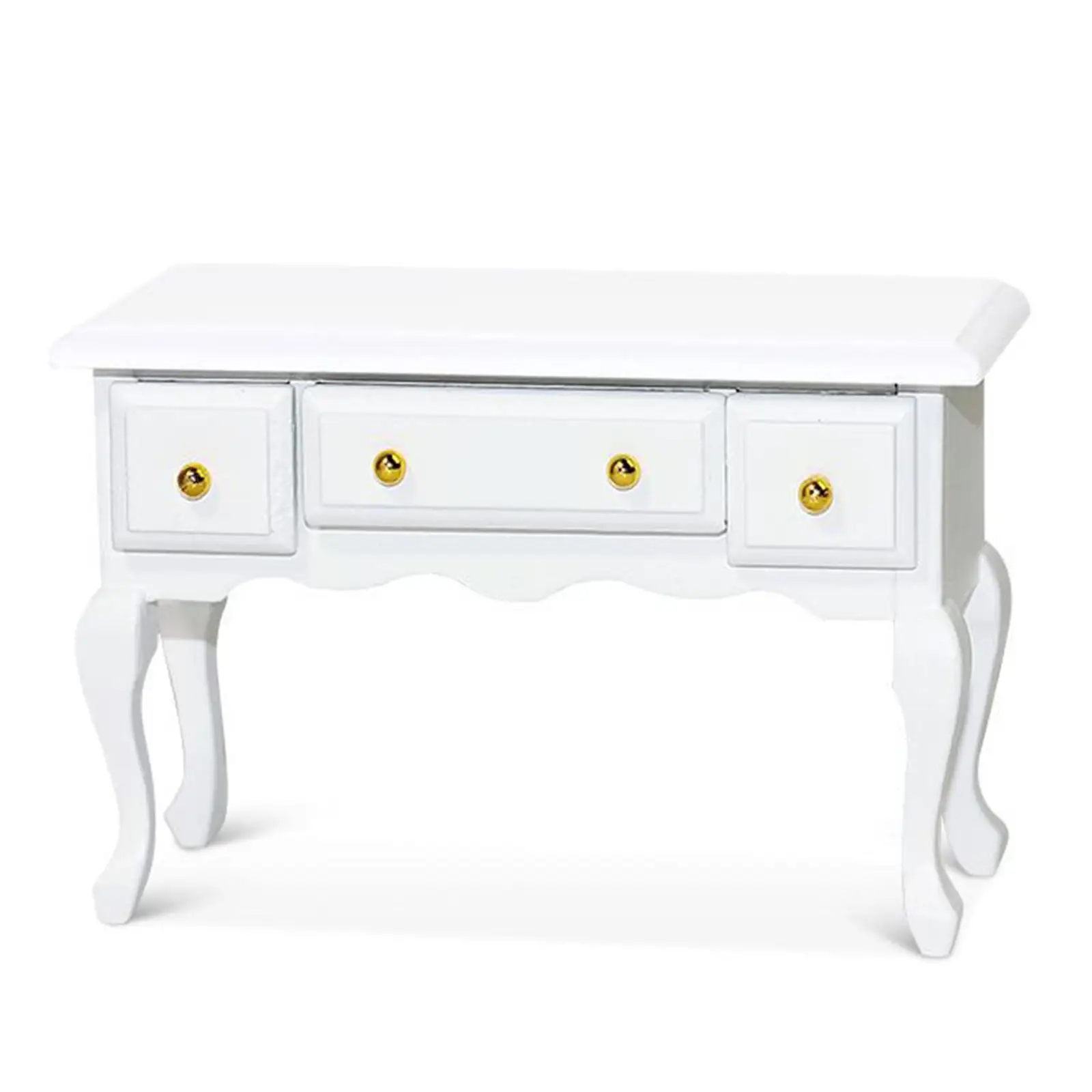 Maison de poupée 1:12, bureau d'étude Miniature fait à la main, Table en bois Antique minable, meubles modernes, modèle de scène de vie, jouets de décoration