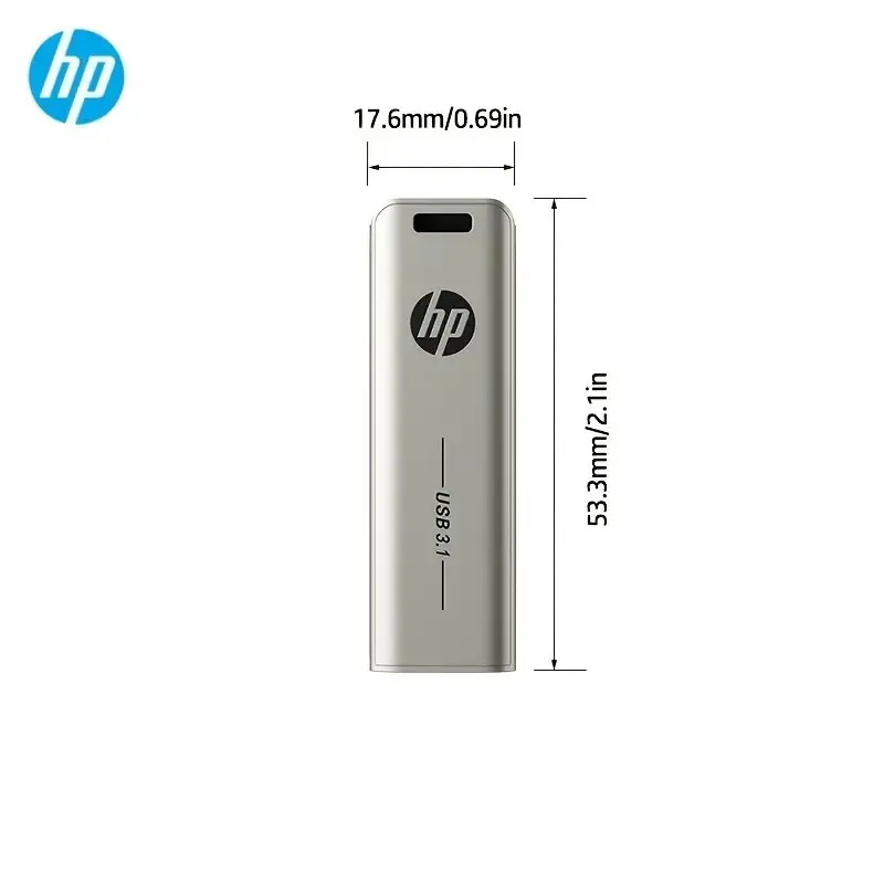HP USB 3.1 Metal USB Flash Drive 32GB 64GB 128GB 256GB Pen Drive Creative Personality Car Music Gift High-Speed USB PenDrive image 5