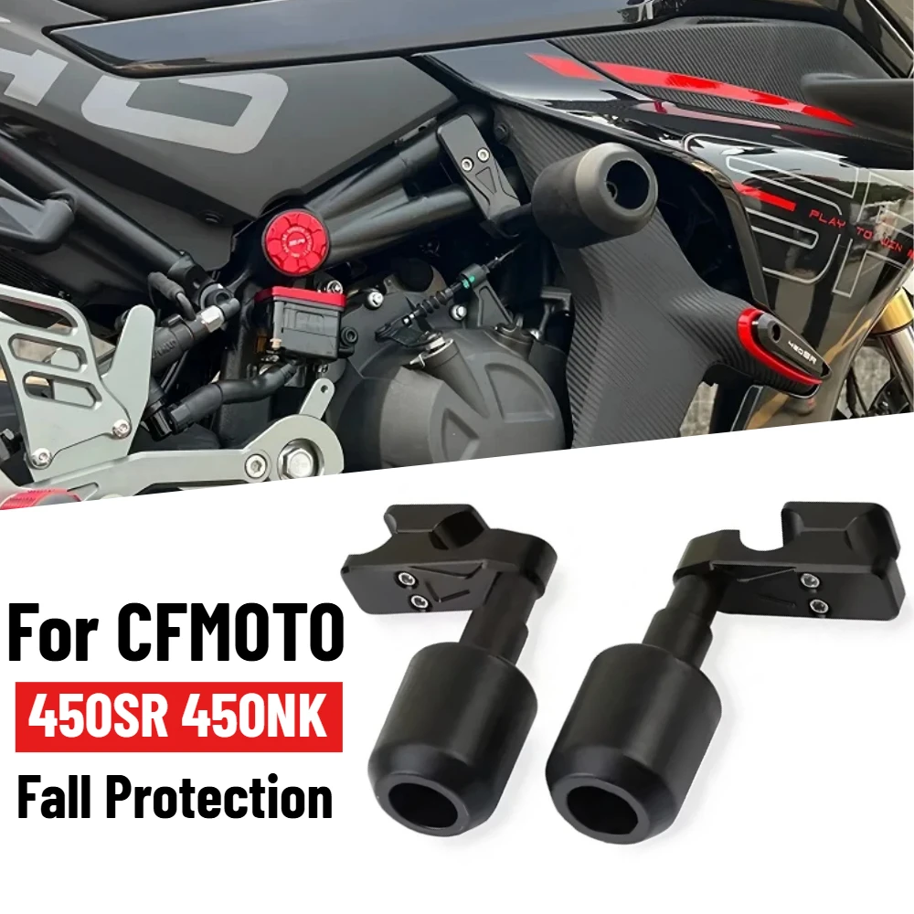 

Fall Protection For CFMOTO 450SR 450NK Motorcycle Frame Sliding Fairing Crash Guards Protector 450 SR NK SR450 NK450