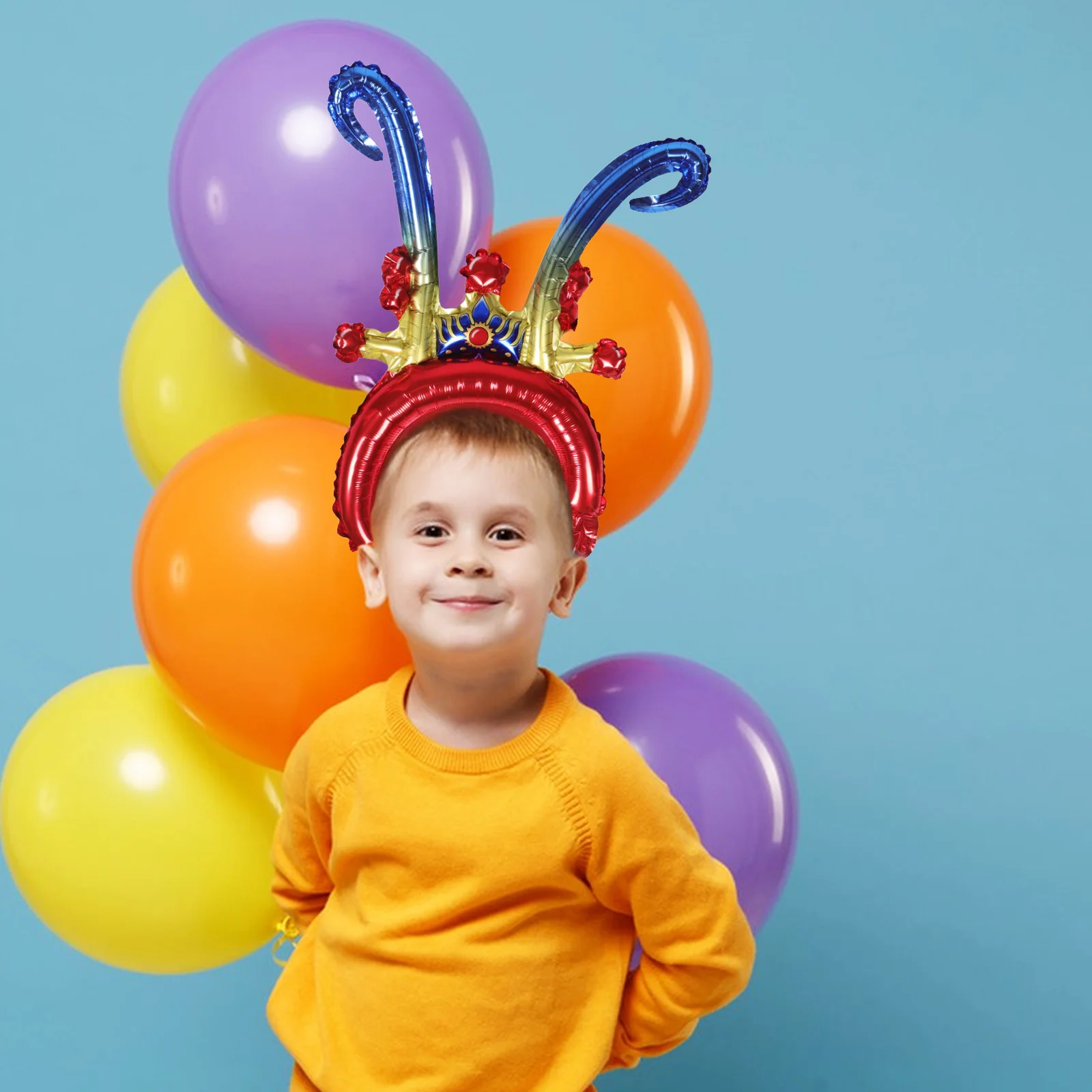 

20Pcs Sun Wukong Inflatable Balloon Headband Kids Party Accessory Unique Design Chinese Opera Inspired Fun Festive Celebration