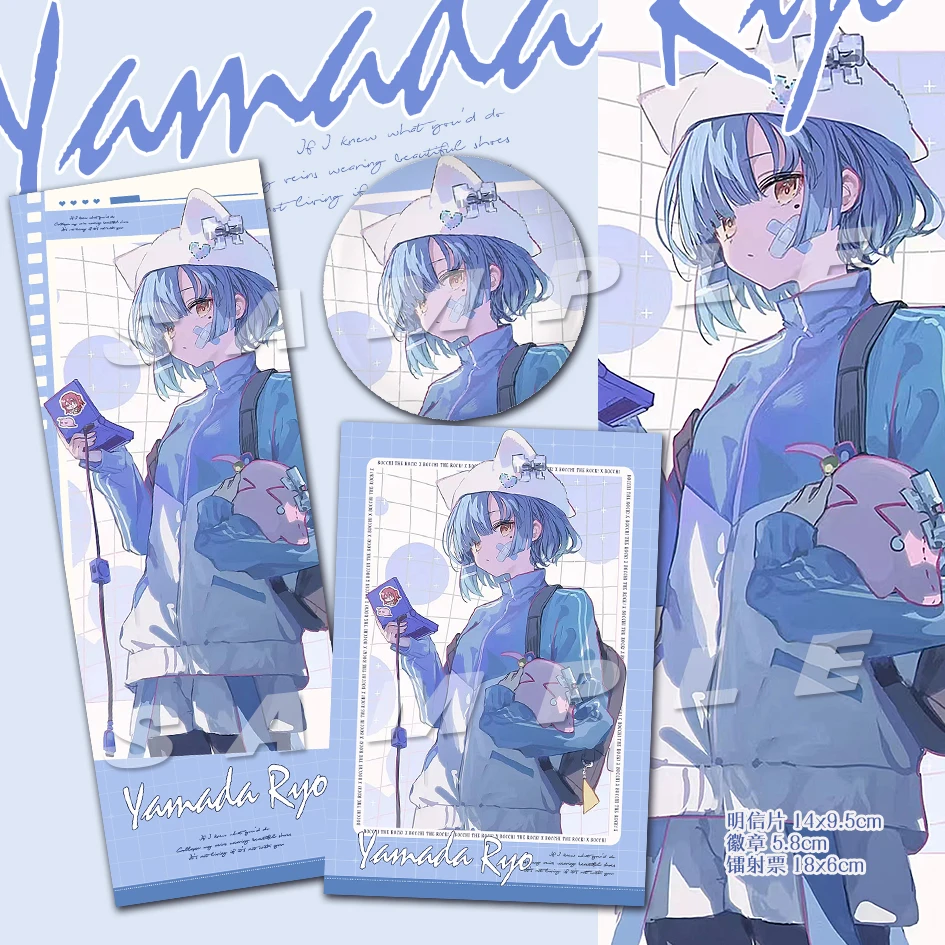 

Новое аниме BOCCHI THE ROCK! Yamada Ryo Косплей Аниме Q Версия Значок Брошь Эмблема Открытка Аксессуар Подарок на Хэллоуин