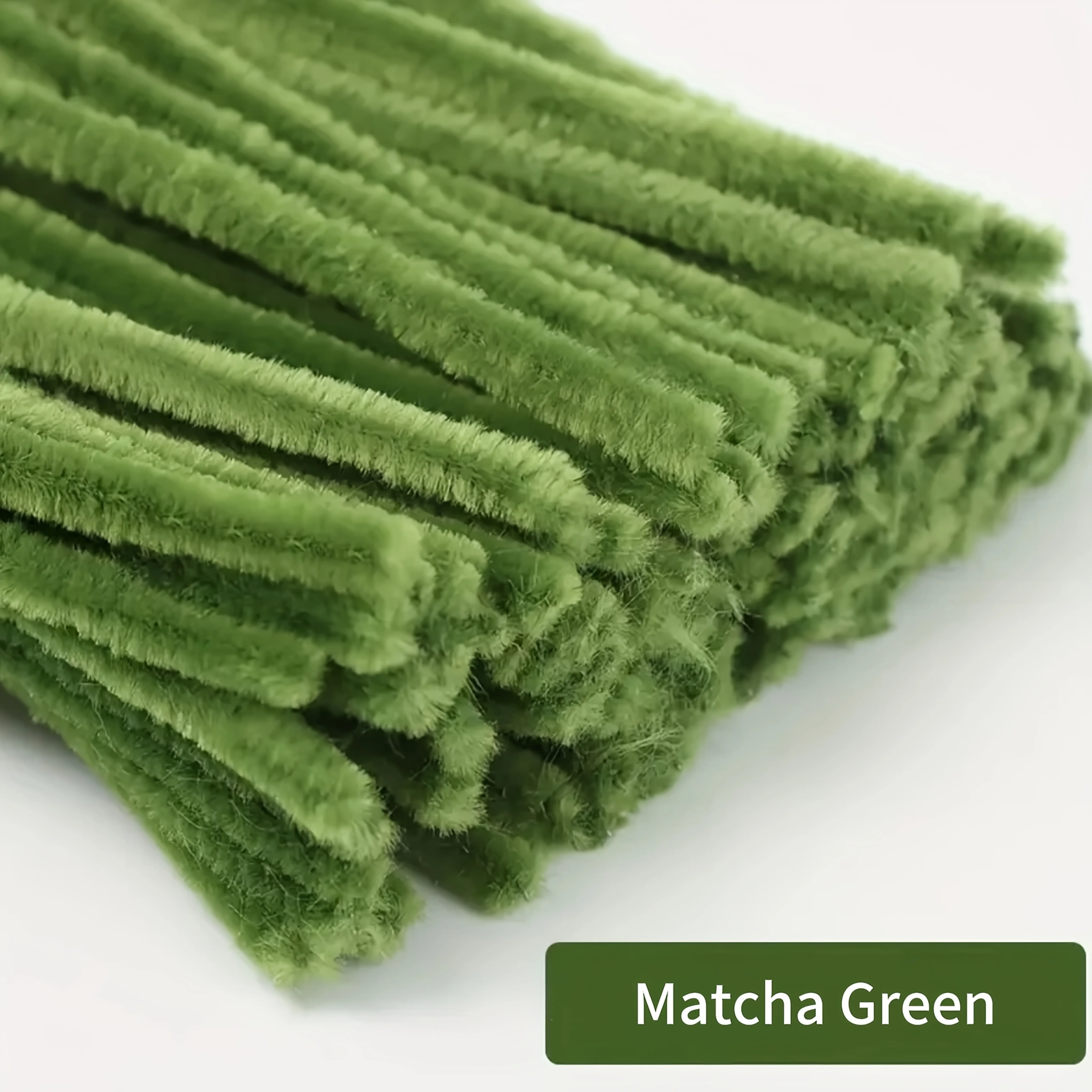 200 Stück flexible Chenille-Stiele, geeignet für DIY-Bastelarbeiten – weiche, drehbare, biegbare Pfeifenreiniger, perfekt zum Herstellen von Tulpen, Geschenken usw. – Detail 3
