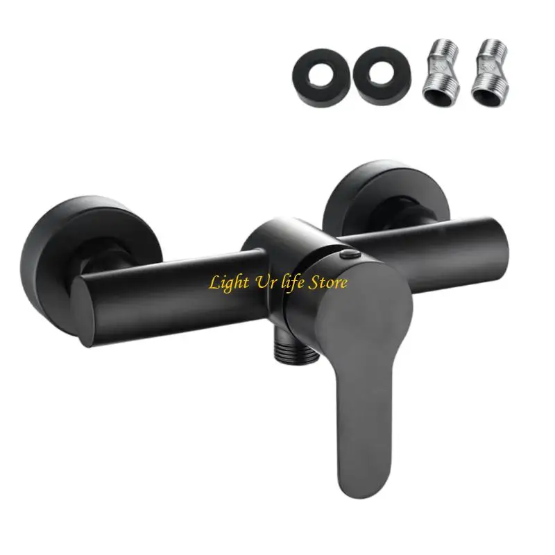 

63HA Wall Mounted Bathtub Shower Valves Hot and Cold Water Mixing Shower Mixer Tap Bathroom Bathtub Single Handle Faucet