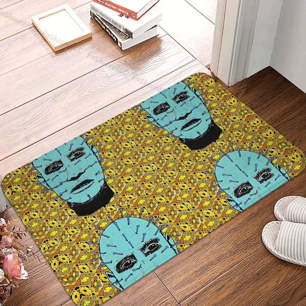 Hellraiser Bath Non-Slip Carpet Pinhead And The Lament  Bedroom Mat Entrance Door Doormat Home Decoration Rug